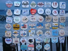 50  YEAR COLLECTION MARGATE / VENTNOR  NEW  JERSEY  SEASONAL  BEACH BADGES/TAGS
