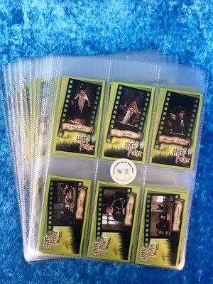 Harry Potter und der Stein der Weisen WIDEVISION komplettes Sammelkarten Base Set