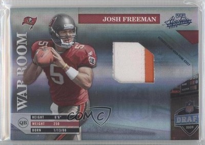 2009 Playoff Absolute Memorabilia War Room 48/50 Josh Freeman #16 Rookie RC 1u6