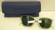 BAILEY NELSON ANDREA POLARISED SUN GLASSES JADE COLOUR WAY FRAME SUNNIES IN CASE