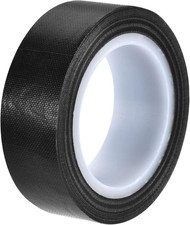 Heat Resistant PTFE Film Adhesive Tape, 19Mm Width, 10M Length, Black