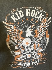 Kid Rock - Concert Tour T Shirt - Detroit Womens Size Large, Kid Rock Shirt SZ L