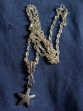 Silver Plated Starfish Necklace