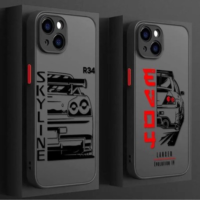 Japan JDM Car Matte Phone Case For iPhone 16 15 14 13 12 11 Mini Pro Max  Plus | eBay