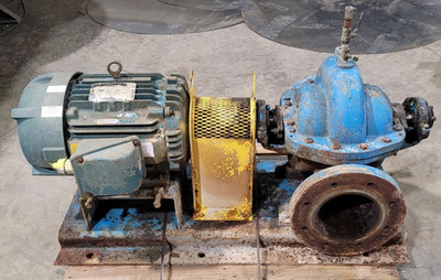 Peerless 8AE12 Split Case Centrifugal Water Pump 8x8 Flanged 25Hp 575V 3PH