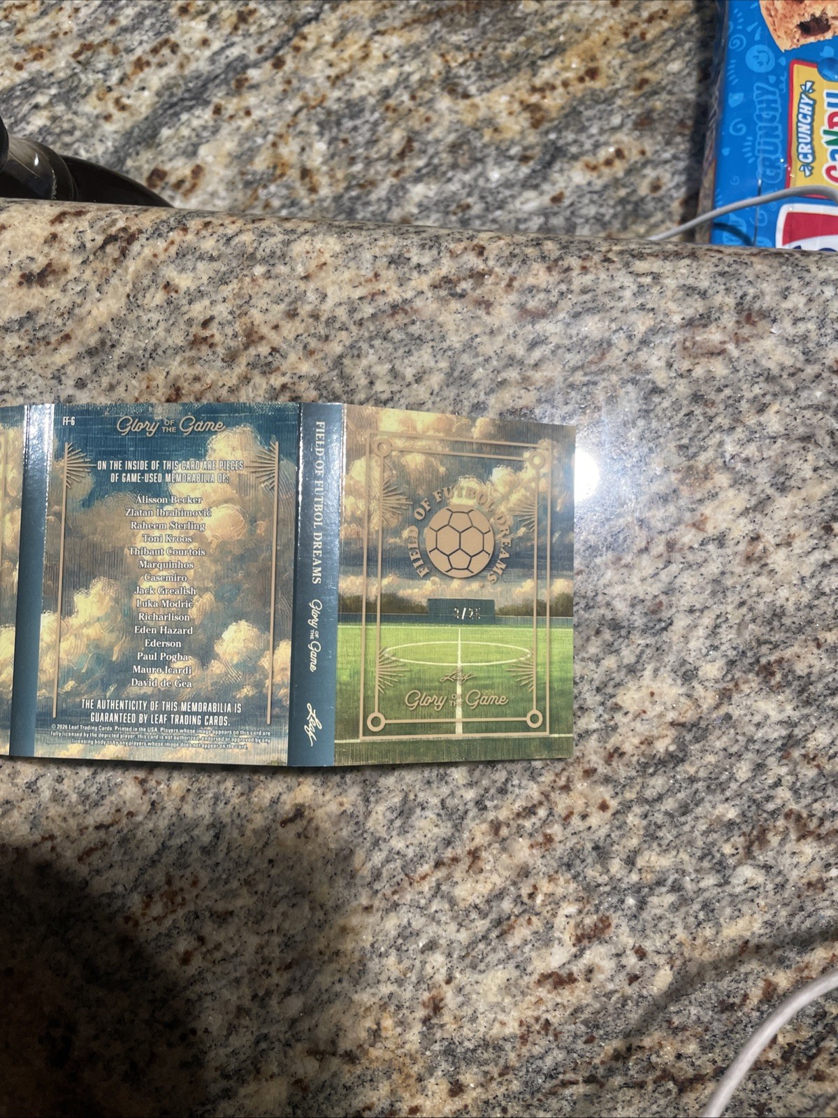 2026 Leaf Glory Of The Game Field Of Futbol Dreams Silver 3/25 Becker- Modric view 4