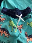 Toddler Boy’s Swim Set Shirt/ Trunks 2T Carter’s Dinosaur Theme Barely Used — photo 3