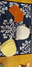 Lovely Crochet Baby Hat 0-3 months Soft Cozy Delicate Handmade Baby Gift