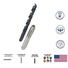 Kit punte trapano HSS di precisione 7/16"-20 rubinetto e 25/64" per esigenze di maschiatura versatili