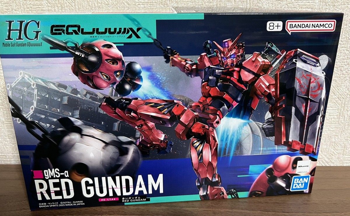 HG GQuuuuuX & RED GUNDAM 2個セット HG 1/144 Red Gundam Gundam GQuuuuuuX model kit 2025 via DHL