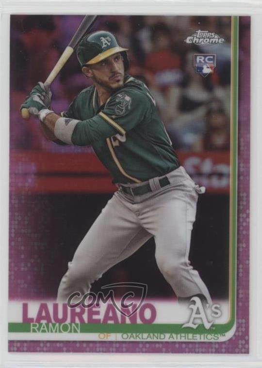 2019 Topps Chrome Pink Refractor Ramon Laureano #178 07i7