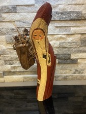 Vintage 1991 Signed Hand Carved & Painted Woo...