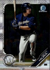 2019 Bowman Keston Hiura #BCP-54 Chrome Prospects Milwaukee Brewers 3I