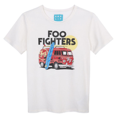 Amplified FOO FIGHTERS Kinder Shirt weiss neu
