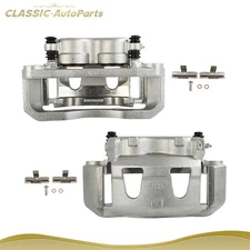 For 99-02 FORD E-450 ECONOLINE SUPER DUTY Front Pair Brake Calipers w/ Bracket