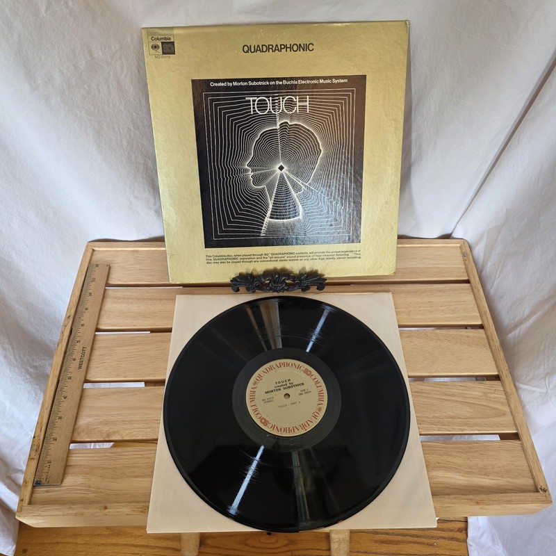 Morton Subotnick Touch Vinyl LP Quadraphonic 1972 Columbia MQ 31019 TESTED VG