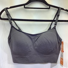 Warners Bra Black Large "Simply Perfect" Smooth Back NWT Wirefree Comfort