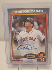 2024 Topps X Chris Berman Boomer's Baseball - Triston Casas #80 Silver /99