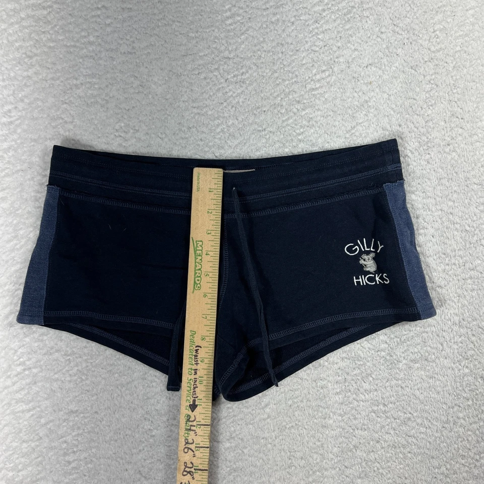 Gilly Hicks Women's Navy Athleisure Casual Shorts Size M Waist 33" Vintage - Image 2 of 4