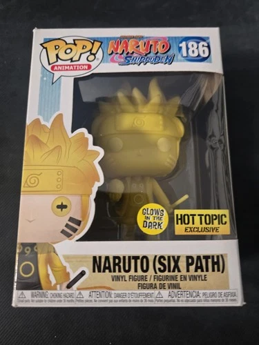 Funko Pop! Vinyl: Naruto Shippuden Naruto (Six Path) GLID Hot Topic Ex  186