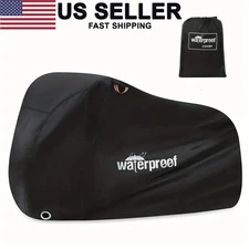 Large Waterproof Motorcycle Cover Heavy Duty for Sun Snow UV Rain Dust Resistant