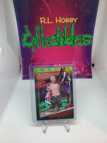 2022 Panini Donruss UFC Dan Hooker Green Flood Parallel Card #57 MMA - Image 3 of 4