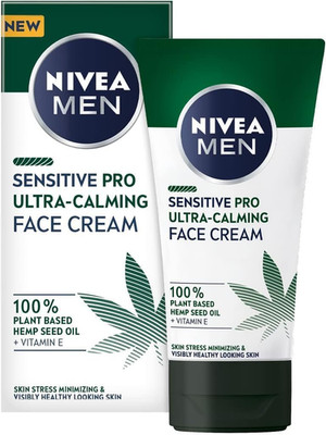 NIVEA MEN SENSITIVE PRO Ultra-Calming Feuchtigkeitscreme 75 ml, Herrencreme Vegan Co