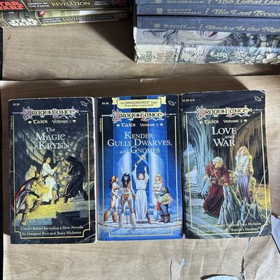 Dragonlance Tales Trilogy Paperback Set Weis Hickman 1st Printings Complete D&D