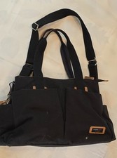 Storksak Travel Shoulder Diaper Bag - Black