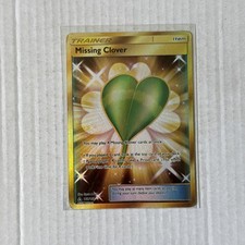 Missing Clover (Secret Rare) 168/156 Sm-Ultra Prism Holo. Pk003256 on eBay