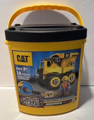 CAT Machine Maker Junior Operator Dump Truck Construction Assembly Kit Complete
