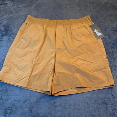 VRST 7 Inch Unlined Shorts Palomino Gold Shine Lighweight Mens Large NWT