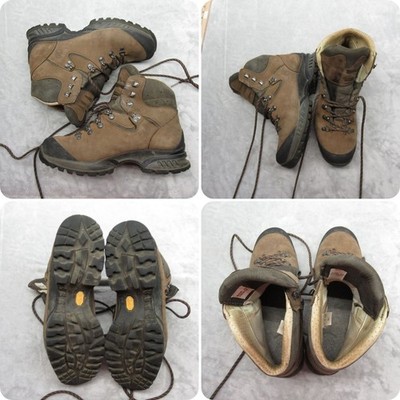 Hanwag Boots Men 11 Brown Hiking Leather Ankle LaceUp  display picture 2