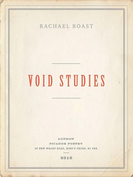 Rachael Boast | Void Studies | Taschenbuch | Englisch (2017) | Picador-image