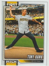 2026 Topps Series 1 Tony Hawk #FP-6 First Pitch Insert San Diego Padres