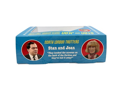 Only Fools and Horses Stan and Jean Trotter Ford Cortina & Caravan Set OO Gauge - Picture 5 of 6