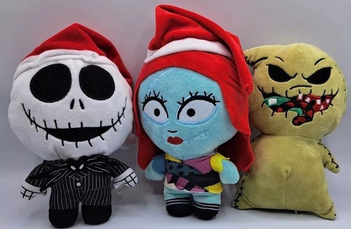 Disney Ruz Plush Nightmare Before Christmas Oogie Boogie Santa Jack Sally