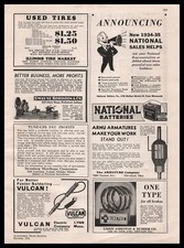1934 Vulcan Electric Company Soldering Irons Lynn Massachusetts Vintage Print Ad