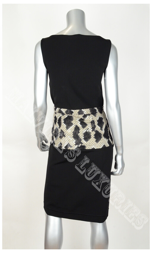 BALENCIAGA★素敵！ PIXELATED SNAKE PRINT WOOL BLEND DRESS BALENCIAGA DRESS PIXELATED SNAKE PRINT WOOL BLEND CELEBS