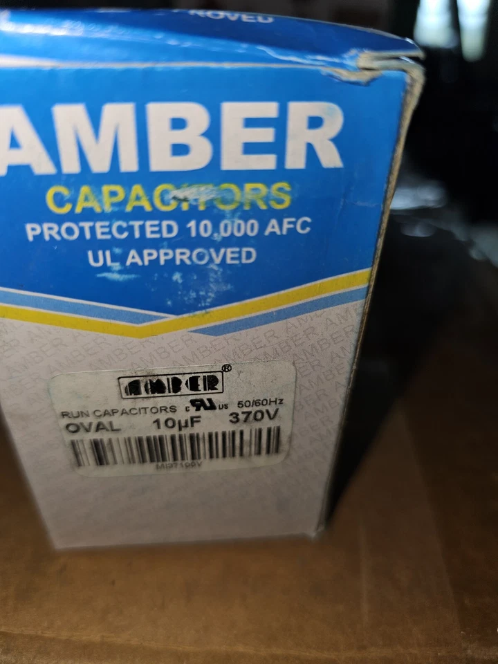 10 uf MFD 370 VAC Oval Run Capacitor for Fan Motor Blower Condenser - Image 3 of 4