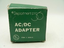 Dept 56 Village Accessories White Two Pronged AC/DC ADAPTER 5502-6