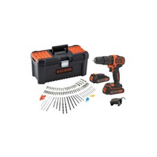 Black & Decker Trapano Avvitatore a Batteria 18V con Percussione BCD700C2TA-QW