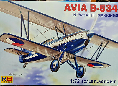 Avia B-534 IN '' What If '' Kennzeichnungen Auch Italienisch - RS Models Kit 1:72