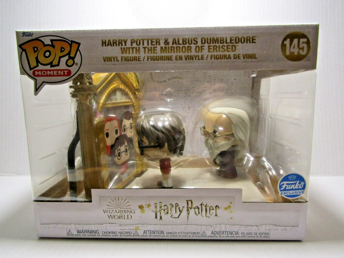 Figurine - Funko Pop! n°145 - Harry Potter - Harry Potter et Albus  Dumbledore avec le miroir du Rised - Objets à collectionner Cinéma et  Séries