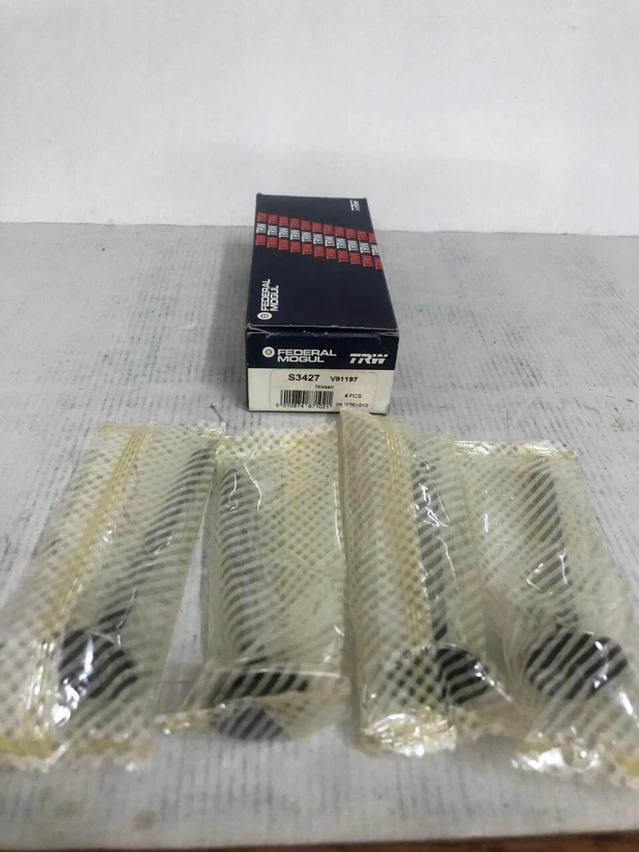 4 PIEZAS X VÁLVULA DE ESCAPE S3427 TRW V91197 SE ADAPTA A NISSAN MICRA I K10 1.0 1.2 (1982-92) Foto 3 de 4
