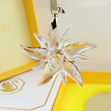 SCS SWAROVSKI 2023 EDELWEISS ORNAMENT #5651063 NEW IN BOX AUTHENTIC BRAND