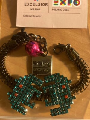 LISA C BIJOUX for EXPO Milano 2015  Double Invaders Chain Bracelet made in Italy