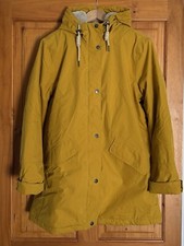 Seasalt Women’s River Sea Waterproof Coat Size 14 Regular Colour Yellow