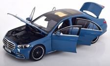 NOREV 2020 MERCEDES S CLASS (V223) VINTAGE BLUE DEALER EDITION 1:18* Coming Soon