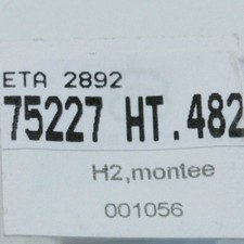 wheel secondi - Second wheel- (Ref. 227) H 482 - HP- AGE 2892